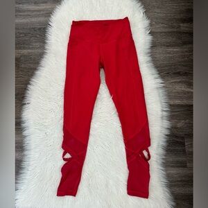 Victoria Secret Red Workout Legging size small